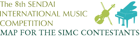 The 8th International Music Competition | Map For The SIMC Contestants